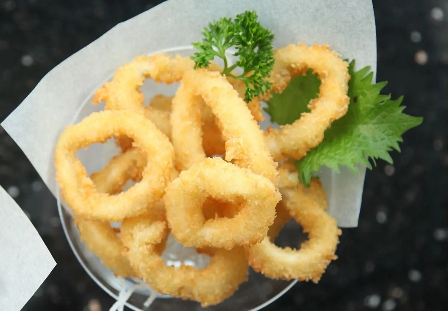 Fried calamari served at Lee's Seafood Boil, a seafood restaurant in Solon.